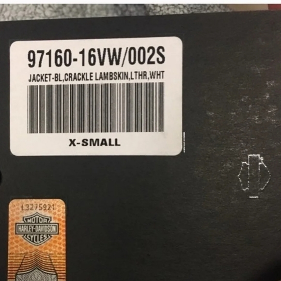 *SOLD Harley-Davidson Women's Crackle Jacket White - Picture 6 of 6